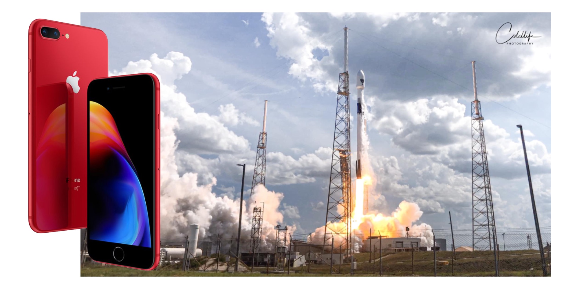 photo of Check out this SpaceX Falcon 9 rocket launch remotely captured with an iPhone 8 Plus image