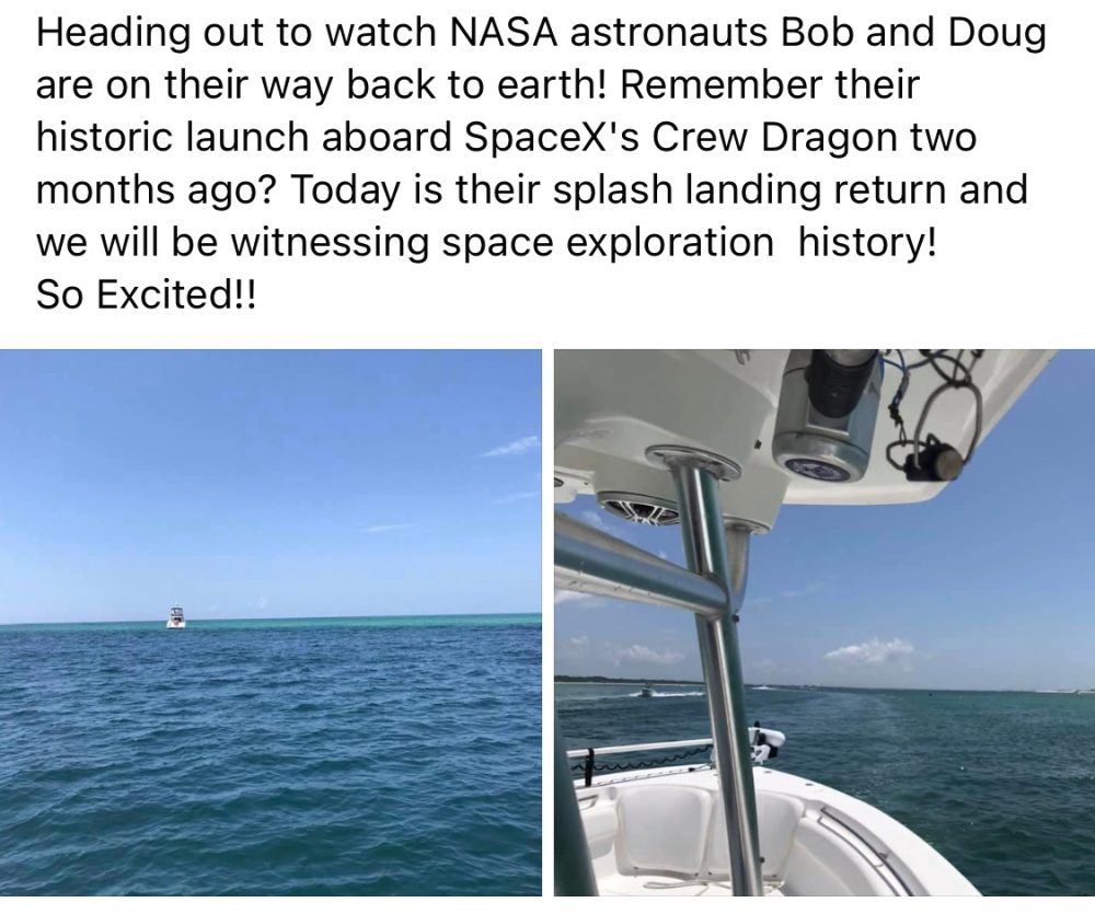 Boaters crash NASA astronaut splashdown for SpaceX mission in dangerous coordinated effort
