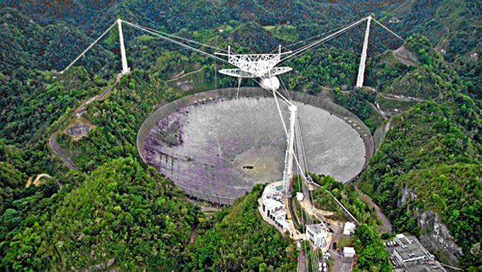 Broken cable cripples NASA and UCF supported Arecibo Observatory in Puerto Rico