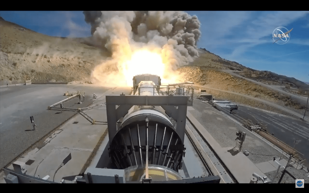 Solid Rocket Booster test helps secure the future of Space Launch System