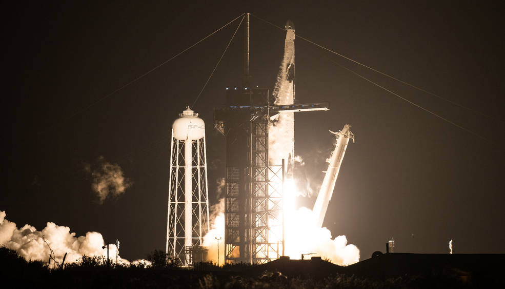 SpaceX launches first operational flight of Crew Dragon capsule with four astronauts bound for ISS