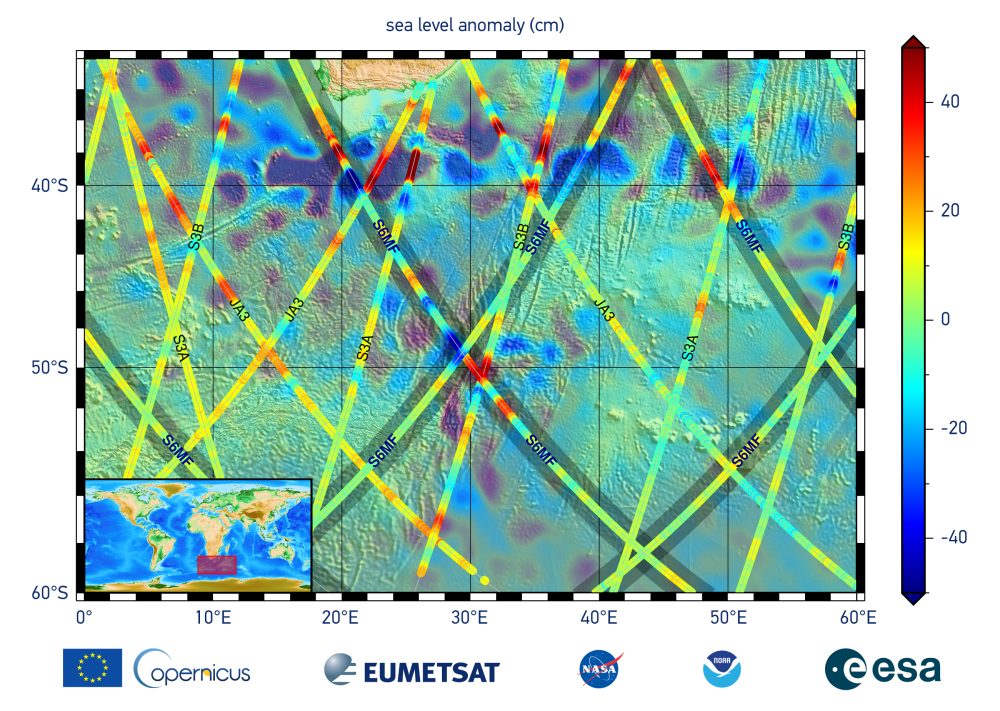 The recently launched Sentinel-6 satellite has made its first sea-level measurements