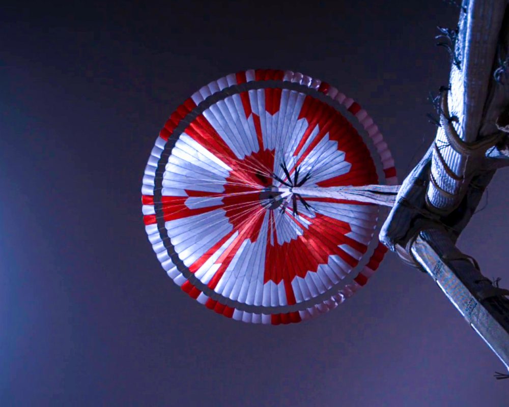 Reddit users decode hidden message left on Perseverance's parachute
