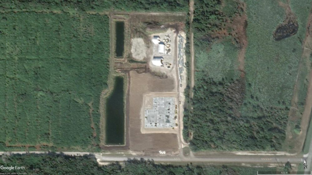 SpaceX continuing work on new Falcon 9 Facility at Kennedy Space Center - Roberts Road