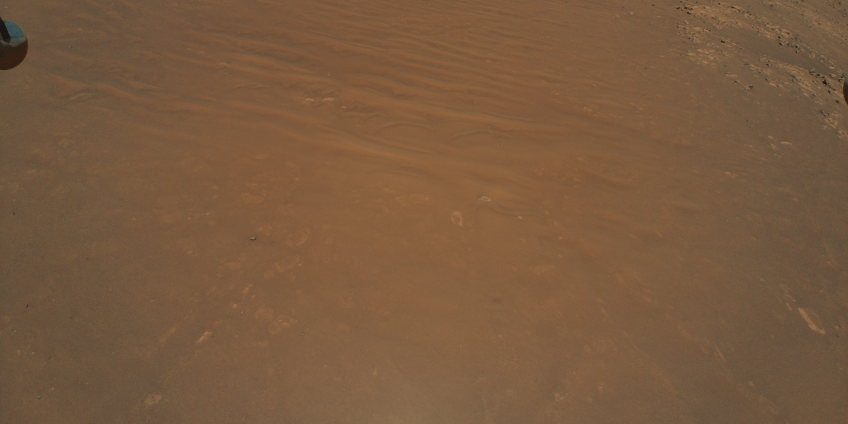 Image taken during Ingenuity's 11th flight on Mars.