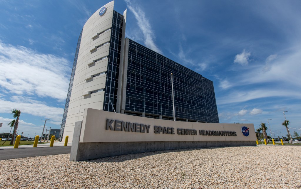 Kennedy Space Center headquarters building.