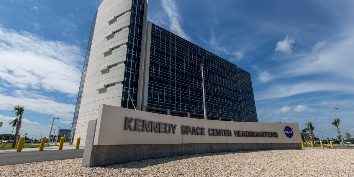 Kennedy Space Center headquarters building.