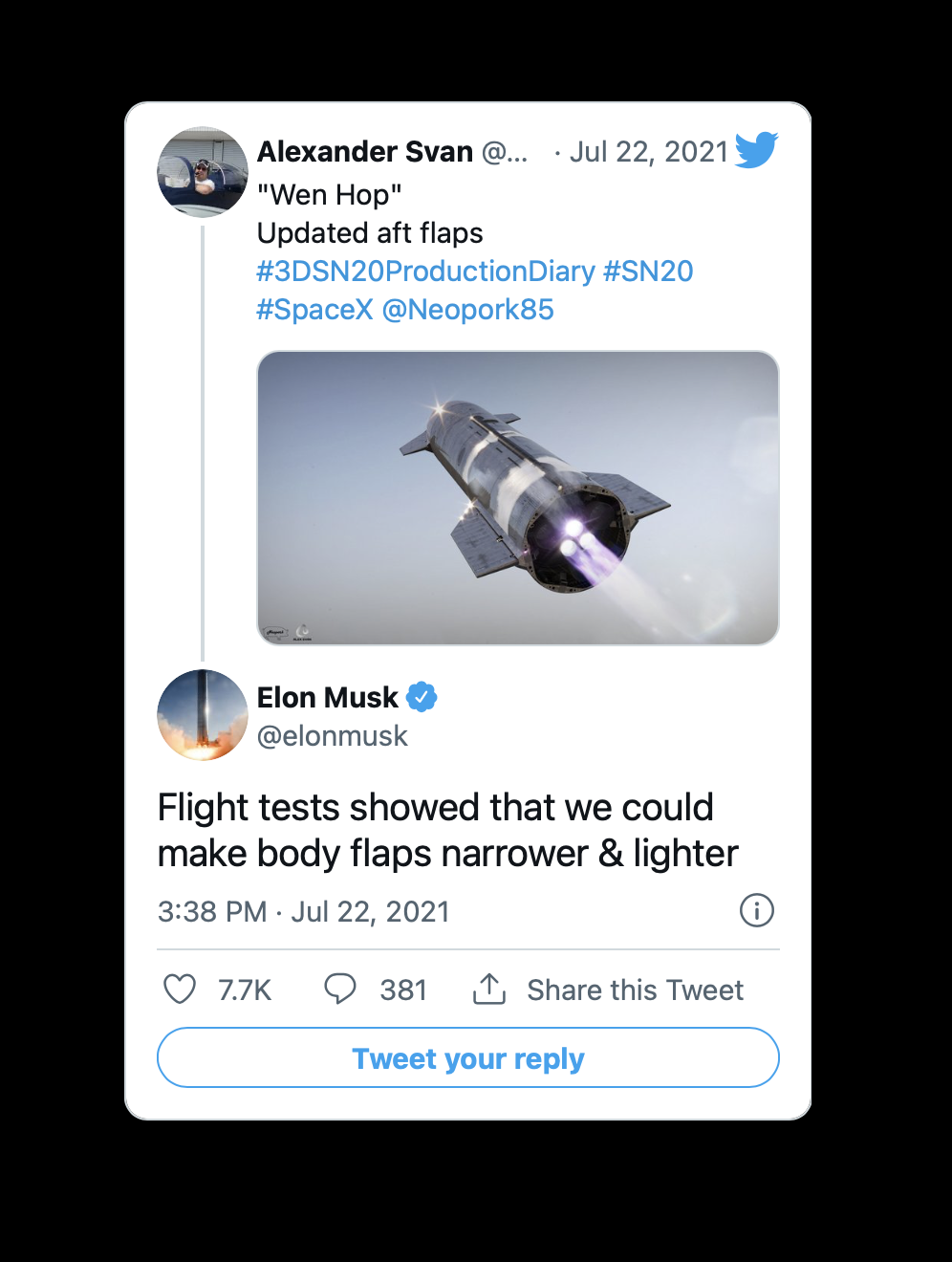 SpaceX render shows changes to Starship rocket - Space Explored