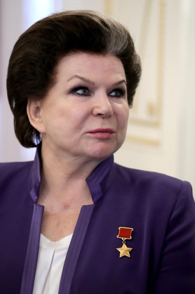 State portrait of the first woman in space, Valentina Tereshkova.