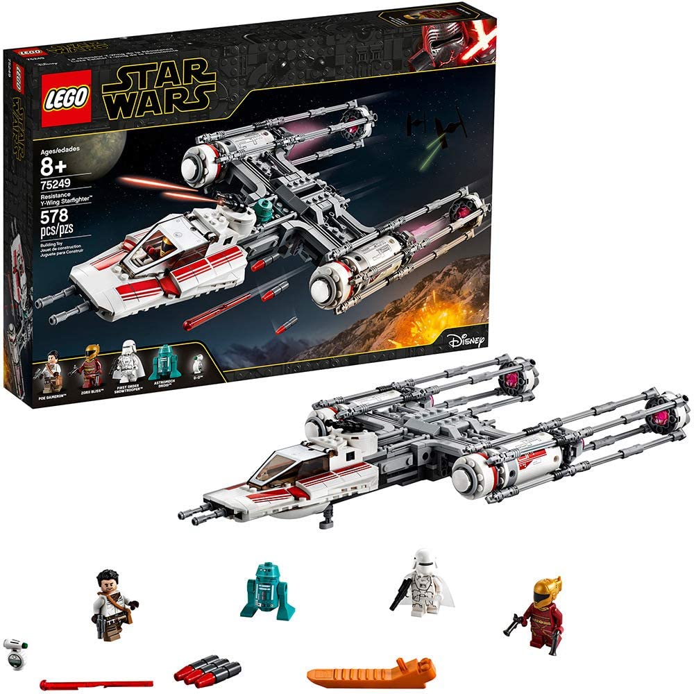 Star Wars Y-Wing Starfighter resistance lego on sale for Black Friday.