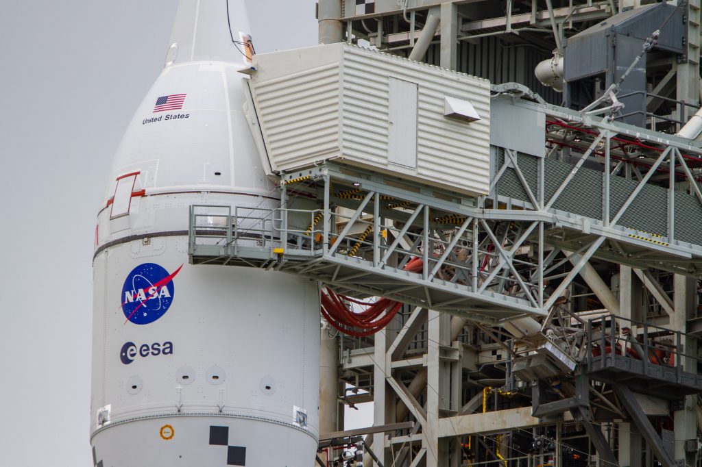 As Sls Returns To The Vab, Take An Up-close Look At The Rocket On The 