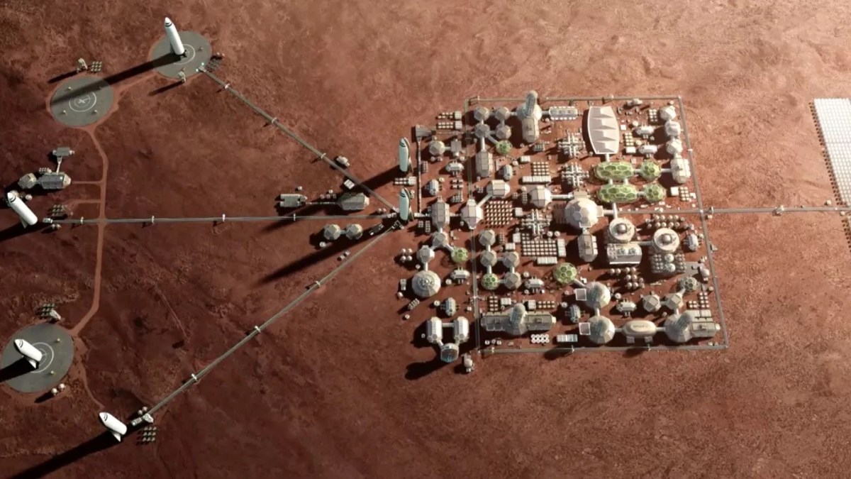 spacex mars base