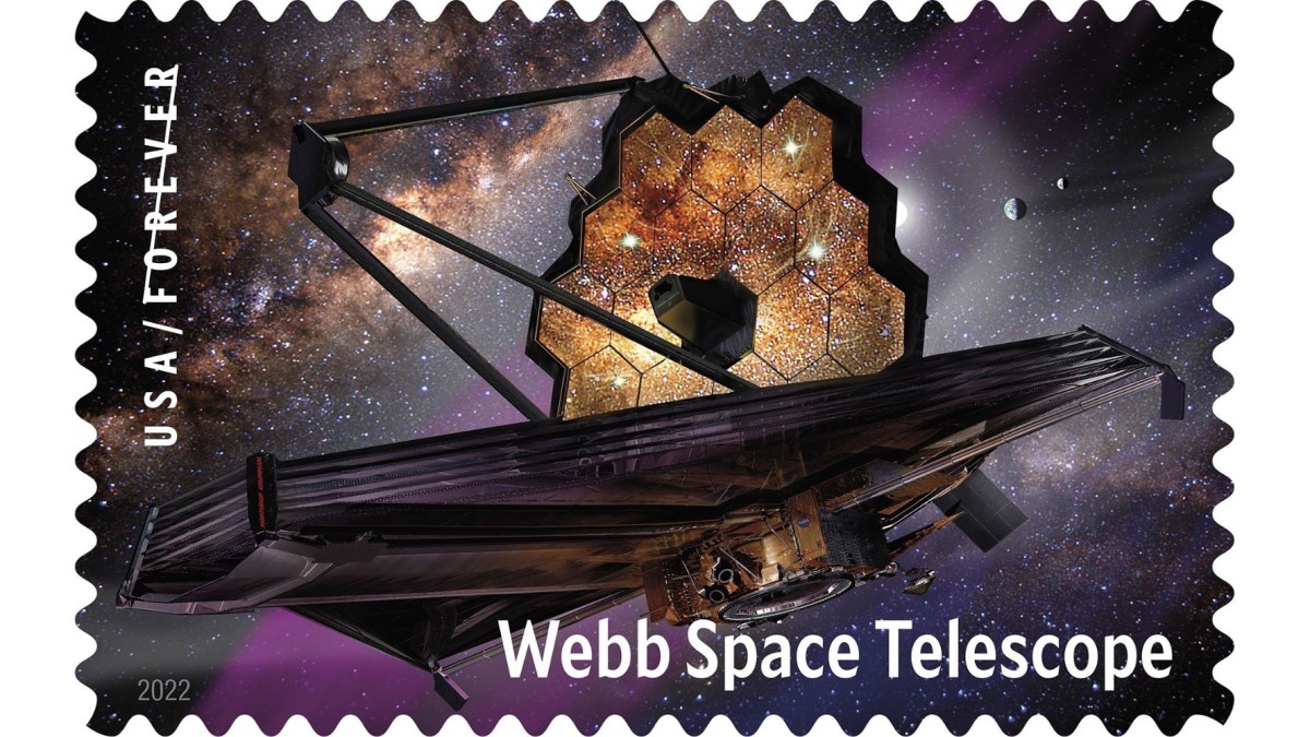Webb Telescope Stamp design