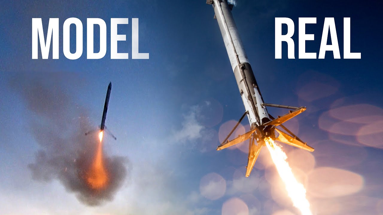 Watch this model rocket land like SpaceX Falcon 9 boosters [Video]