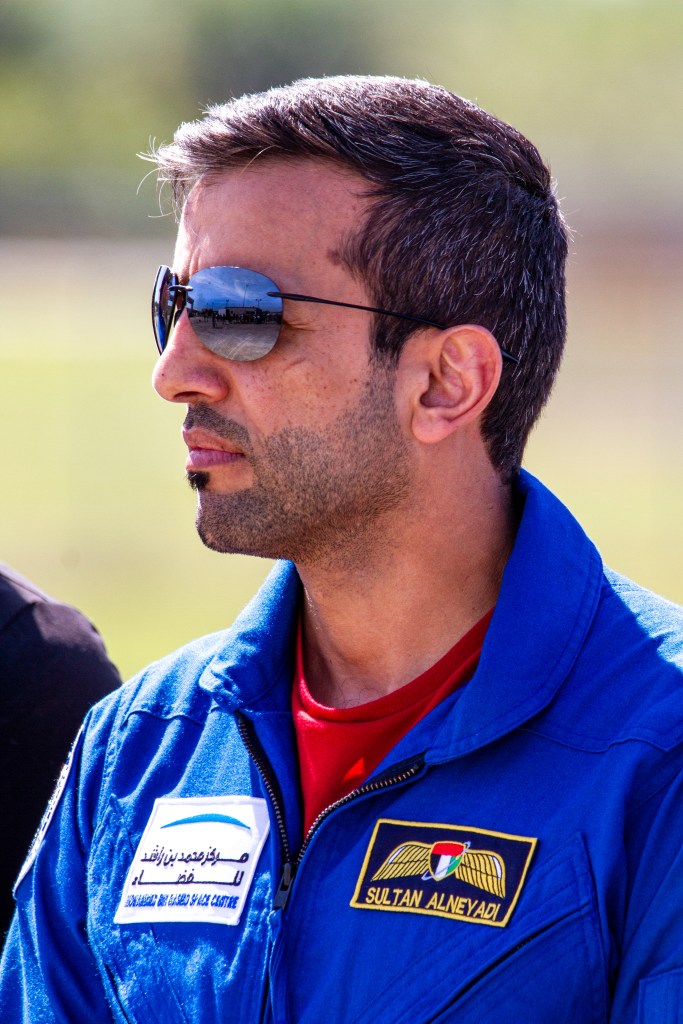 UAE astronaut Sultan AlNeyadi arrival at NASA KSC